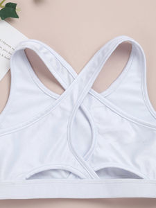 เสื้อชั้นในกีฬาสำหรับเด็กผู้หญิง แบบเรียบง่าย สำหรับออกกำลังกาย ฟิตเนส โยคะ ดีไซน์เนอร์แบรนด์ Maanify 2026 ขายส่ง - Product Image 5