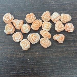 ปะการังอิตาลีธรรมชาติรูปดอกกุหลาบแกะสลัก ขนาด 7-10 มม. สีชมพูกุหลาบ คุณภาพเกรด AAA ปะการังดิบ ไม่ผ่านการปรับแต่ง สำหรับทำเครื่องประดับ ขายส่ง - Product Image 6