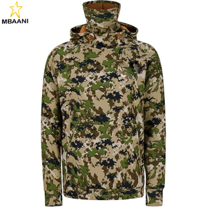 Sweat-shirt polaire de pêche pour homme avec cache-cou, résistant à l'eau, pour la chasse - Product Image 6