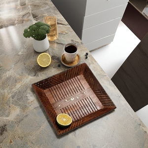 Juego de 50 piezas de madera de acacia rectangular de alta calidad con acabado natural liso, hecha a mano, pintada a mano, duradera, de diseño moderno y patrón sólido. - Product Image 1
