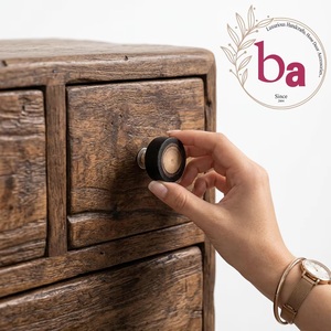 Pomo Redondo de Madera para Muebles, Estilo Moderno, Ecológico, Fácil Instalación, para Hogar, Oficina y Apartamento - Product Image 2