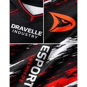 Jersey de Esports Personalizado Premium, Sublimado, Transpirable, Ecológico, de Secado Rápido, Unisex, 180g, Malla de Poliéster, Estilo Urbano Japonés - Product Image 4
