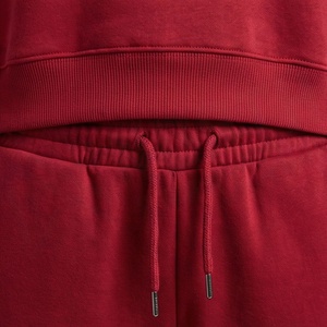 Conjunto Deportivo de 2 Piezas para Mujer, Sudadera Roja de Felpa y Pantalones Jogger, Cuello Redondo, Manga Larga, Corte Holgado Informal, Estampado Athletic Department 1984 - Product Image 5