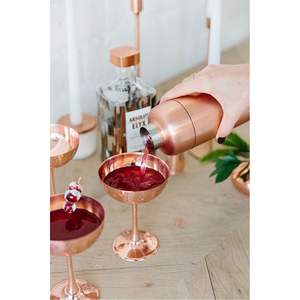 Copa de Metal Plateado Pulido, Copa de Champán de Lujo con Acabado de Espejo, Cristalería para Bodas y Fiestas, Decoración Elegante para el Hogar, Copas de Cóctel - Product Image 6