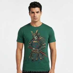 T-shirt personnalisé pour homme en charbon de bois, style motard, imprimé graphique Undead Riders, tee-shirt vintage streetwear moto, vêtements en gros - Product Image 4