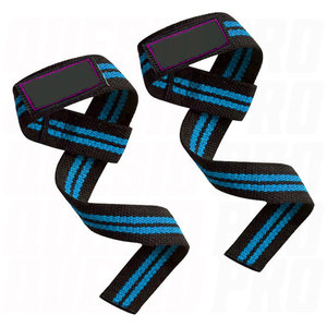 Customized Heavy Duty Cotton Wrist <b>Straps</b> <b>Adjustable</b> Resistance Gym Fitness Padded Support Weightlifting Hand Lifting Training - Product Image 3