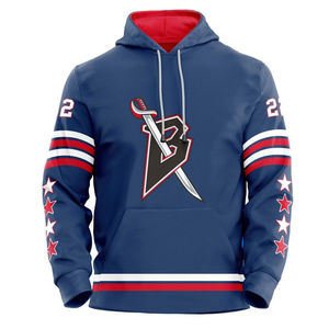 Fournisseur de Sialkot au Pakistan, maillot de hockey sur glace personnalisé, impression par sublimation, logo, design d'équipe, sweat-shirt de hockey sur glace pour jeunes - Product Image 1