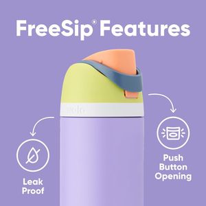 Borraccia Sportiva FreeSip in Acciaio Inox Isolato Senza BPA con Cannuccia per Viaggi - Product Image 3
