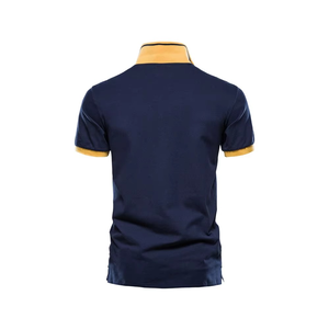 Polo Homme Rayé Blanc de Haute Qualité Léger Décontracté pour le Golf Vente en Gros Usine - Product Image 5