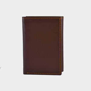 Meilleure Vente Portefeuille Court Homme Sur Mesure Nouveau Design Tendance Cuir Véritable Fermeture Ouverte Étanche Personnalisable Haute Qualité - Product Image 4