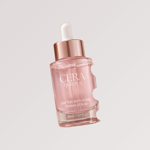 Sérum facial Ceraqueens Korean K-Beauty Sera Queens EGF Tox Anti-âge Tonifiant Fabriqué en Corée 30 ml - Product Image 4