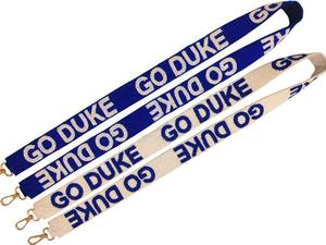 Sangles de sac perlées personnalisées « GO BEARKATS » – Sangles de sac ajustables aux couleurs d'équipe orange et bleu, vente en gros pour l'esprit universitaire - Product Image 5