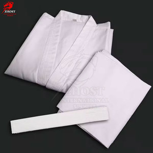 Trajes de Kung Fu Clásicos de Tela Blanca, Uniforme de Kung Fu Estándar para Estudiantes con Cinturón a un Precio Razonable - Product Image 4