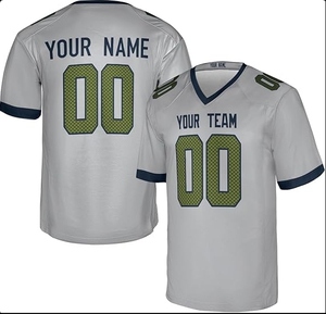 Camiseta de Fútbol Americano Personalizada 2026, 100% Poliéster, Venta al Por Mayor, Secado Rápido, Impresión por Transferencia de Calor, Unisex, Ropa Deportiva para Adultos, OEM - Product Image 6