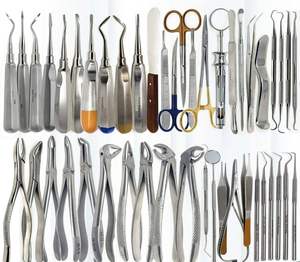 ชุดเครื่องมือผ่าตัดทางทันตกรรม 86 ชิ้น ชุดอุปกรณ์ถอนฟัน คีมถอนฟันและคีมจับฟัน ทำจากสแตนเลสสตีล ใช้ซ้ำได้ - Product Image 2