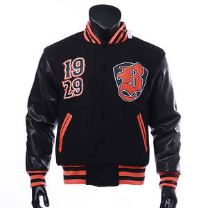 Veste universitaire en laine 100% de haute qualité, sur mesure, pour hommes, avec logo brodé personnalisé, fabrication en gros, faible MOQ. - Product Image 1