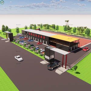 Centro Comercial Modular <span class=keywords><strong>de</strong></span> 2 Pisos, Edificio Prefabricado Tipo Contenedor, <span class=keywords><strong>Plaza</strong></span> Comercial con Área <span class=keywords><strong>de</strong></span> Oficinas - Product Image 2