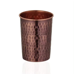 Meilleures ventes : Verre à Moscow Mule en cuivre martelé, fait main, pour cocktails, boissons gazeuses et eau - Product Image 2