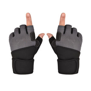 Gants de fitness réglables, antidérapants, demi-doigts, pour hommes, gants d'entraînement de gym, ajustement flexible, légers - Product Image 3