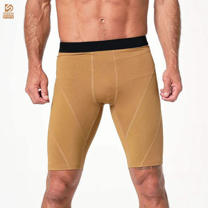 Custom Logo Design Mid Canvas <b>Men</b> Running <b>Compression</b> <b>Shorts</b> Low MOQ Wholesale New Arrival Made Pakistan Quick Dry Eco-Friendly - Product Image 1