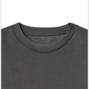 Sweat-shirt d'hiver de luxe 100 % coton vierge sur mesure pour hommes, broderie de logo personnalisée, pull streetwear épais, vente en gros - Product Image 4