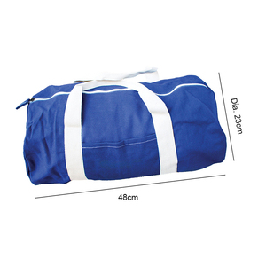 Bolsa de Lona Roja con Logotipo Personalizado, Bolsa Deportiva de Viaje Resistente con Cierre y Bolsillo Frontal - Product Image 2