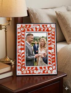 MOP Inlay High Selling Home Decor Mother of Pearl Picture <b>Frame</b> Wall Art <b>Frames</b> Photo - Product Image 5