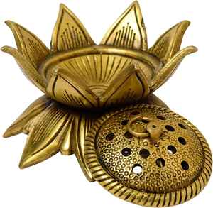 เตาเผาเครื่องหอมบาคูร์ตกแต่ง ทำด้วยมือจากโลหะ สำหรับเทศกาลอีดและรอมฎอน - Product Image 5