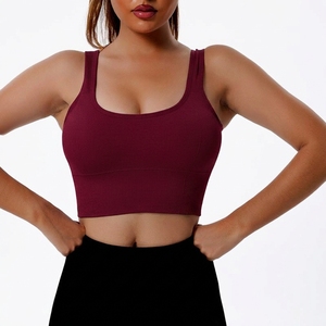 Custom Logo Women's High Support Sports <b>Bra</b> Cross Back Breathable Four Way Stretch Fitness Gym Activewear - Product Image 3