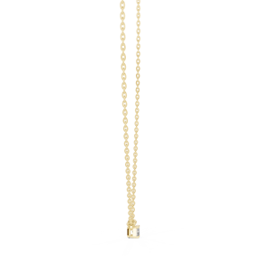 จี้เพชรทรงเหลี่ยมมรกต 14K ทองคำขาว ประดับเพชรแล็บโกรว์ สำหรับผู้หญิง ชุบทอง - Product Image 5