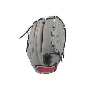 WARPRO INDUSTRY Baseball Glove <b>Blue</b> Red White Leather Knit Fabric Durable Left Handed <b>Throw</b> 12.5 Inch Professional Training - Product Image 4