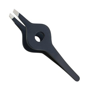 Medical Grade Stainless Steel Precision Brow Tweezers Featuring Perfectly Aligned <b>Hand</b>-<b>Filed</b> Tips and Ergonomic Circular Control - Product Image 6