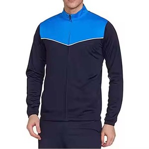 Nouvel ensemble de survêtement élégant en molleton de coton uni, personnalisé, deux pièces, avec bandes latérales pour homme - Product Image 1