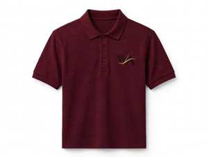 Chemise de golf pour homme, noire, à manches courtes, en tricot uni, respirante, avec logo brodé, boutonnée - Product Image 3