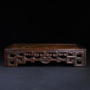 Panel Decorativo de Pájaro Tallado a Mano en Madera de Palisandro |   Escultura Artesanal de Madera de Moradabad - Product Image 3