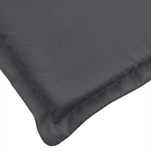 Anthracite Melange 70.9"x19.7"x2.8" Fabric <b>Garden</b> <b>Bench</b> <b>Cushion</b> Outdoor Pillows & <b>Cushions</b> - Product Image 5