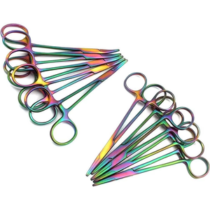 Pinzas Hemostáticas Kelly de Acero Inoxidable de 5.5 Pulgadas, Rectas y Curvas, con Bloqueo Manual, Certificación CE para Uso Médico - Product Image 2