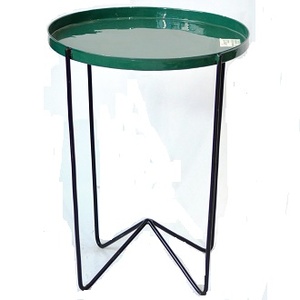 Best Customized Design Size With logo Accepted Metal Unique Different Color Round <b>Side</b> <b>Table</b> for Home Hotel Restaurant - Product Image 5