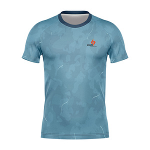 Camiseta Deportiva Sublimada Personalizada con Cuello Redondo y Manga Corta, de Secado Rápido y Transpirable, Fabricante Mayorista OEM ODM - Product Image 1