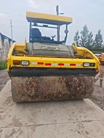 Rouleau compresseur vibrant d'occasion Bomag BW202AD de 12 tonnes à double roue en acier, prix bas, Bomag d'origine