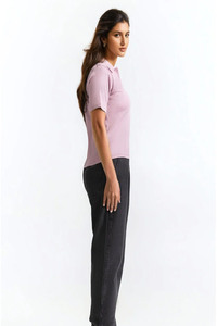 Camiseta de Cuello Redondo para Mujer, Diseño Moderno, Estructura Ligera y Ajuste Cómodo - Product Image 3