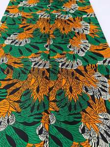 Tissu Coton Ankara Véritable Wax Africain de 6 Yards, Motifs Traditionnels Type Pagne pour la Mode et le Marché du Botswana - Product Image 3