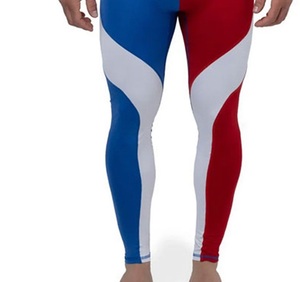 Legging de sport pour homme à sublimation, haute élasticité, séchage rapide, coupe droite, pour basketball, fitness, course et entraînement - Product Image 6