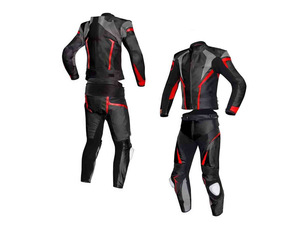 Traje de Motocicleta de Cuero Personalizado para Conductores de Talla Grande - Impermeable, Cortavientos, Transpirable, Ignífugo, Anti-UV, Ropa Deportiva de Carreras - Product Image 5