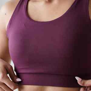 Soutien-gorge de sport imprimé numérique avec logo, crop top, leggings de fitness à dos élégant, bretelles, soutien-gorge de sport pour femmes - Product Image 2