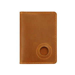 Ready to Ship Stock Crazy Horse Leather Passport Cover Genuine Leather Passport <b>Holder</b> <b>Travel</b> <b>Document</b> Organizer with Card Slots - Product Image 2