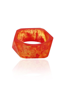 Trendy Lightweight Resin <b>Stretch</b> <b>Bracelet</b> Unique Bead Designs Colorful Embedded Stones Angel/Artificial Europe Resin Crafts - Product Image 3