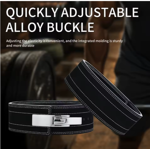 เข็มขัดยกน้ำหนักแบบปรับได้สำหรับการออกกำลังกาย ช่วยพยุงหลังและป้องกันอาการบาดเจ็บบริเวณเอว - Product Image 2