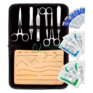 Complete <b>Electric</b> Orthopedic Practice Suture Kit Stainless Steel Instruments Realistic Silicone <b>Pad</b> for Medical Veterinary - Product Image 5