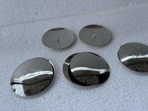 Silver Plated Brass Conchos Metal Button <b>Studs</b> for Leather <b>Bags</b> Belts Craft Decor-Carved Engraved Armour Angel Style Letterpress - Product Image 3